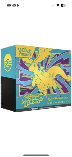 2 x Pokemon TCG: Ascended Heroes Pokemon Center ETB - PRESALE (Sealed & NEW) - Image 1
