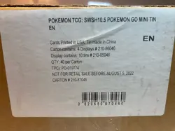 Pokemon TCG: Pokemon Go Mini Tin Display Case (contains 4 Mini Tin Displays) - Image 2