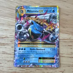 Pokemon M Blastoise EX 22/108 Evolutions Ultra Rare Full Art Holo 220 HP 2016 - Image 1