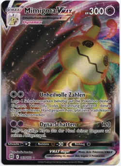 Pokemon Mimigma VMAX Full Art Strahlende Sterne 069/172 NM Deutsch - Image 1