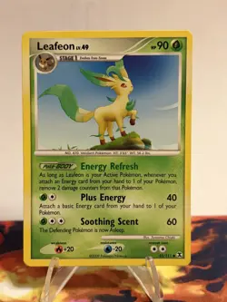 Pokemon TCG Leafeon 45/111 Rising Rivals Regular 2009 - Image 1