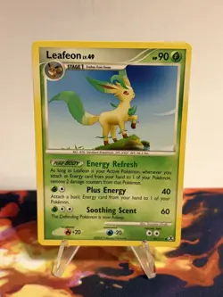 Pokemon TCG Leafeon 45/111 Rising Rivals Regular 2009 - Image 2