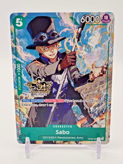 Sabo OP09-027 UC Alt 3rd Anniversary promo ENGLISH NM One Piece - Image 1