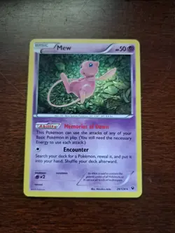 Mew - 29/124 - Non Holo Rare Fates Collide Set - Pokemon Card - MP - Image 1