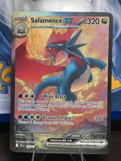 Pokemon TCG Salamence EX Journey Together SIR Card 187/159 Pack Fresh NM - Image 1