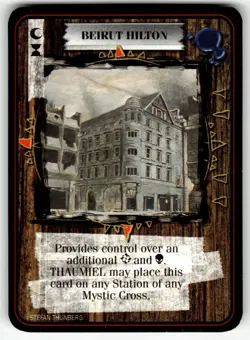 1995 Kult Reality is a Lie! Trading card game - BEIRUT HILTON - Image 1
