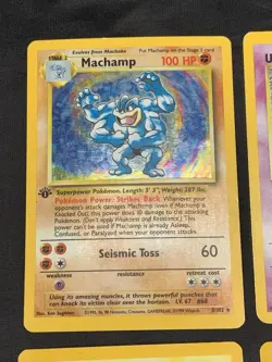 Vintage Pokemon Cards Holo Rare WOTC Lot Base Set, Rocket, Fossil - Mewtwo MP/HP - Image 2