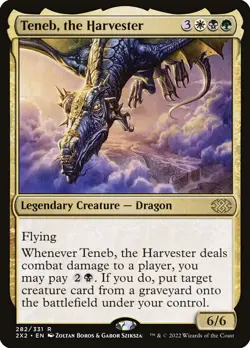 Teneb, the Harvester Double Masters 2022 Mtg Magic English - Image 1