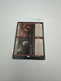 x1 Charred Foyer // Warped Space DSK Duskmourn MTG 129 MYTHIC M/NM 1x - Image 1