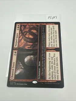 x1 Charred Foyer // Warped Space DSK Duskmourn MTG 129 MYTHIC M/NM 1x - Image 2
