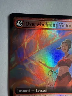 MTG Foil Overwhelming Victory Borderless Avatar Last Airbender NM - Image 2