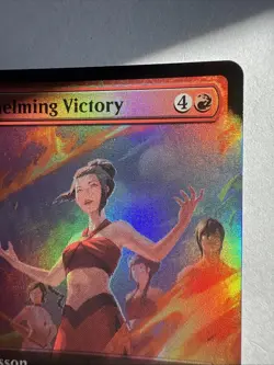 MTG Foil Overwhelming Victory Borderless Avatar Last Airbender NM - Image 3