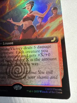 MTG Foil Overwhelming Victory Borderless Avatar Last Airbender NM - Image 4