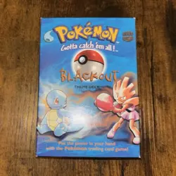 Pokemon Blackout Theme Deck Base Set Sealed Wizards of the Coast 1999 - Image 1