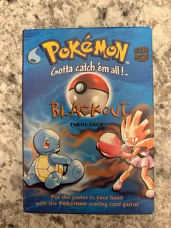 Pokemon Blackout Theme Deck Base Set Sealed Wizards of the Coast 1999 - Image 2