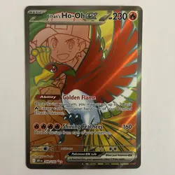 Pokemon Tcg Ethan's Ho-Oh Ex 209/182 - Full Art Ultra Rare - Destined Rivals NM! - Image 1