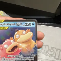 Pokemon Slowpoke & Psyduck GX TAG TEAM Ultra Rare Holo 35/236 Sm-Unified Minds - Image 3