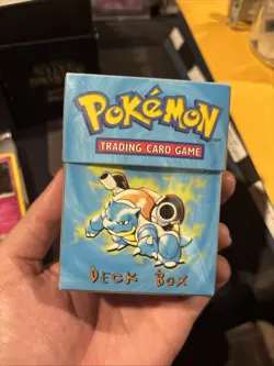 Original Pokemon 1999 Ultra Pro (Sleeves) Deck Box Blastoise - Factory Sealed - Image 1