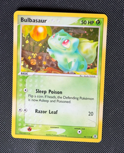 Pokemon Near Mint Bulbasaur 54/112 Fire Red & Leaf Green Reverse Holo NM/Mint!! - Image 1