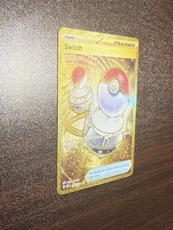 Pokemon TCG Switch 206/165 Scarlet & Violet 151 Hyper Rare Gold (English) - NM - Image 3