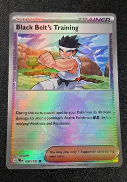 Pokemon TCG - Black Belt's Training - (Poke Ball Pattern) SV: Prismatic 097 - Image 1