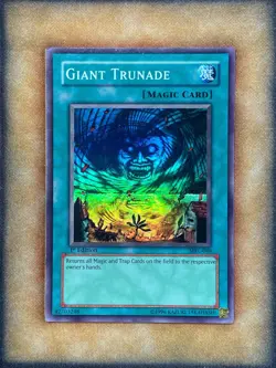 Yugioh Giant Trunade MRL-048 Super Rare 1st Ed LP - Image 1