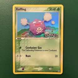 Koffing 72/113 2005 EX Delta Species Pokemon Card Reverse Holo Stamped - NICE! - Image 1