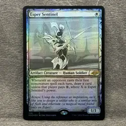 MTG Esper Sentinel Modern Horizons 2 MH2 #328 Foil NM Magic Card - Image 1