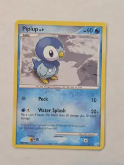 Piplup 5/12 Manaphy Trainer Kit Pokemon Card NM - Image 1