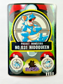 Pokemon Nidoqueen #031 Bandai Sealdass Japanese Card Promo Rare 1997 PSA - Image 1