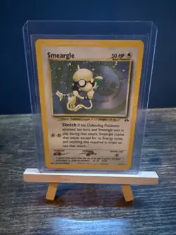 Pokemon TCG Neo Discovery Smeargle 11/75 Holo Unlimited Rare Card - Image 1
