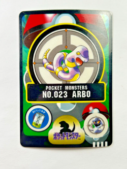Pokemon Ekans #023 Bandai Sealdass Japanese Card Promo Rare 1997 PSA - Image 1