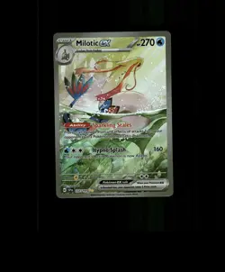 FAN-ART READ DESCRIPTION BELOW HOLO Milotic Card Milotic Pokemon Card p2 - Image 1