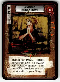 1995 Kult Reality is a Lie! Trading card game - ANDREA BERGSTROM - Image 1