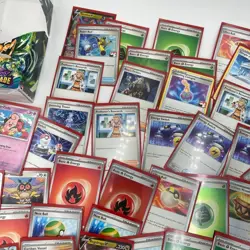 Pokemon 60 card Lot Sleeved TCG Regidrago VSTAR Deck Core Chaizard Dragapult - Image 5