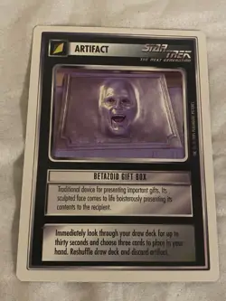Star Trek CCG 1E WB95 BETAZOID GIFT BOX Rare Card NEVER PLAYED - Image 1