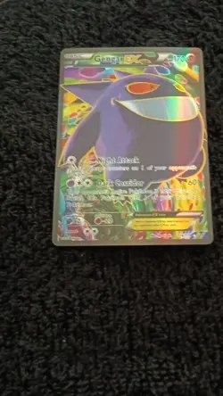 Pokemon Gengar EX Full Art Ultra Rare Holo Card XY Phantom Forces 114/119 - Image 1