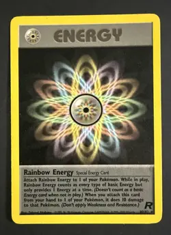 Pokemon Card - Rainbow Energy Team Rocket 80/82 Rare - Image 1