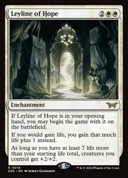 MTG Leyline of Hope (18p/199) Duskmourn House of Horror Promos NM - Image 1