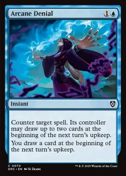 MTG Magic the Gathering Arcane Denial (70/204) Aetherdrift Commander NM - Image 1