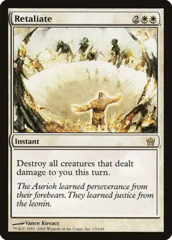 MTG Magic the Gathering Retaliate (13/165) Fifth Dawn HP - Image 1