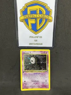 POKEMON NEO DISCOVERY 1° EDIZIONE UNOWN [A] HOLO 14/75 DMG CUT ITA - Image 1