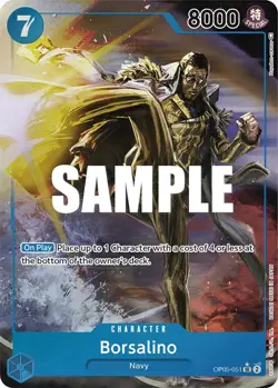 One Piece Foil - Borsalino (Alternate Art) - OP05 / NM / English - Image 1