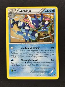 Greninja 40/122 - XY Breakpoint Non Holo Rare Pokemon Card - LP - Image 1