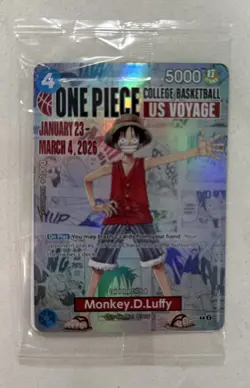 St John’s ONE PIECE CARD Monkey D. Luffy (New in Package) - Image 2