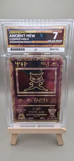 Pokemon Ancient Mew Holo TCG Card 2000 Movie Promo ACE 7 Head Swirl 🌀 - Image 1