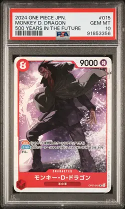 2024 One Piece Monkey D. Dragon OP07-015 Japanese PSA 10 Graded Card - Image 1
