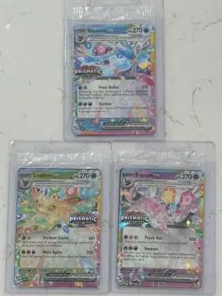 Prismatic Evolutions Surprise Box Sealed Stamp Ex Promo Cards 9/9 Complete Set - Image 3