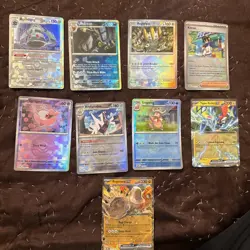 Lot Of 8 Pokemon TCG Set Rare Cards Assortment Collection Masterball Pokeball NM - Image 1