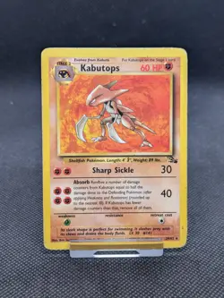 Kabutopsb24/62 Non Holo Fossil Set Rare Pokemon Card WOTC Played - Image 1